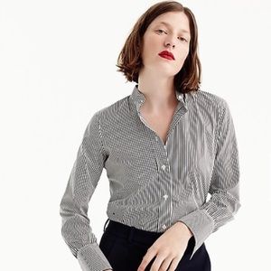 J Crew striped button down long sleeve bodysuit